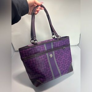 Vintage Leather Coach Shoulder Bag